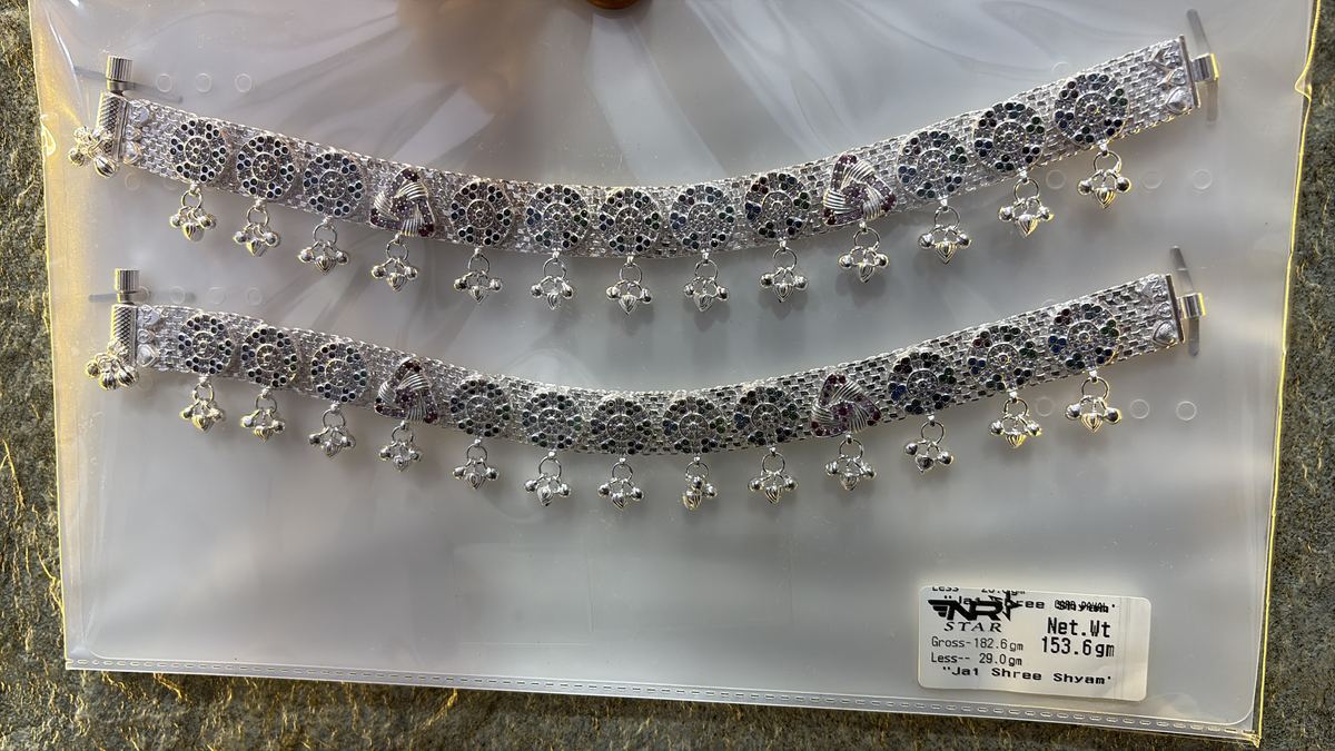 NR Star Silver Payal Agra