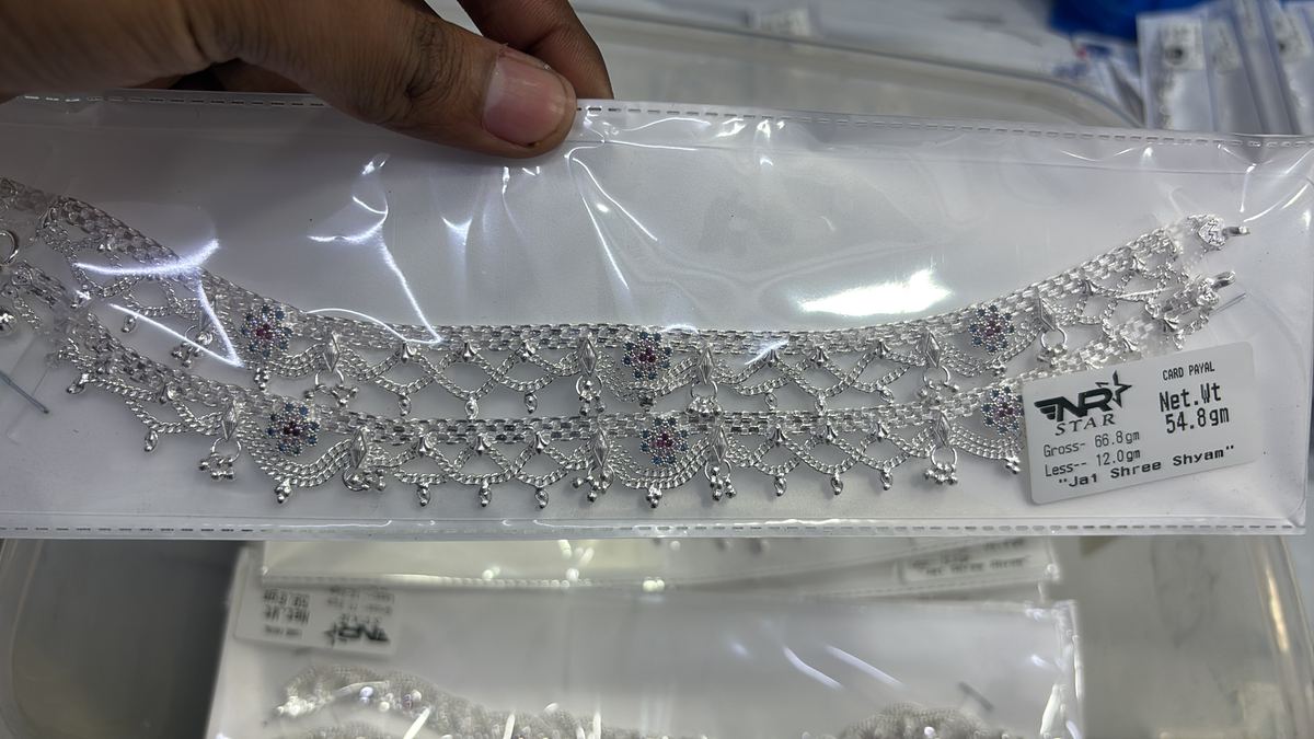NR Star Silver Payal Agra