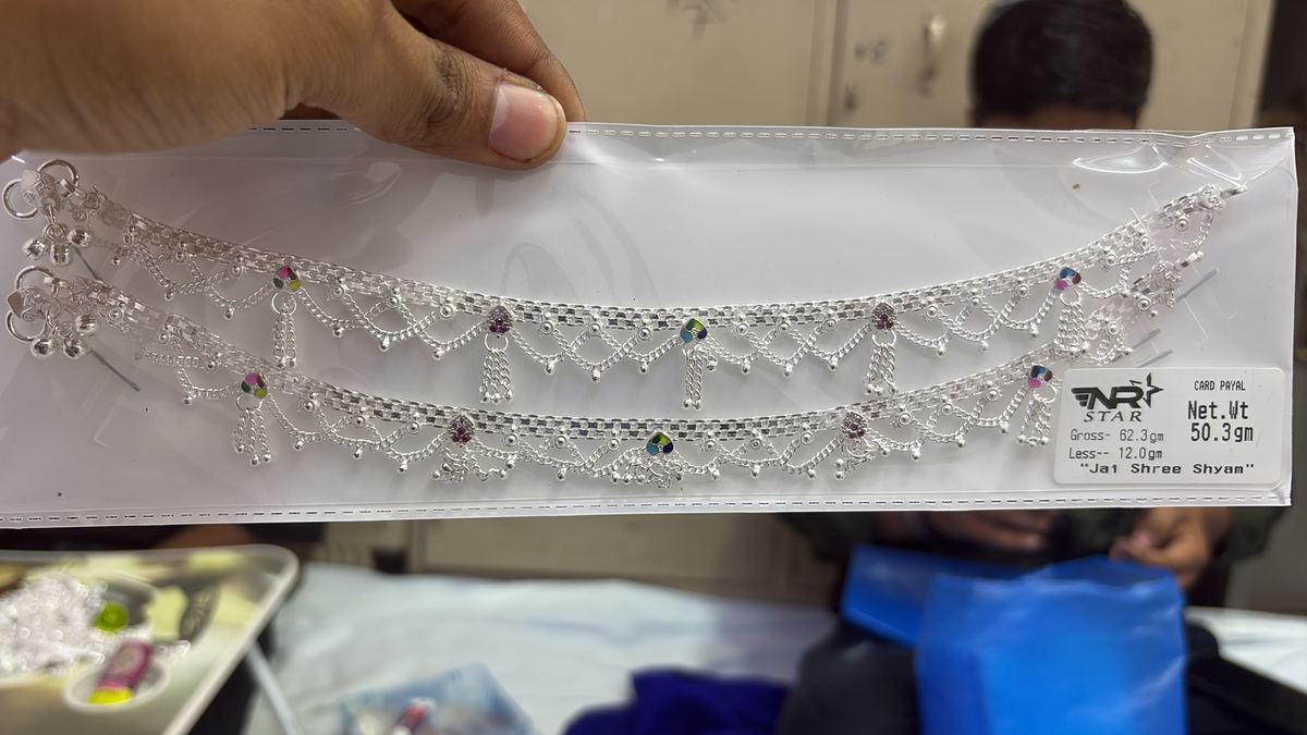 NR Star Silver Payal Agra