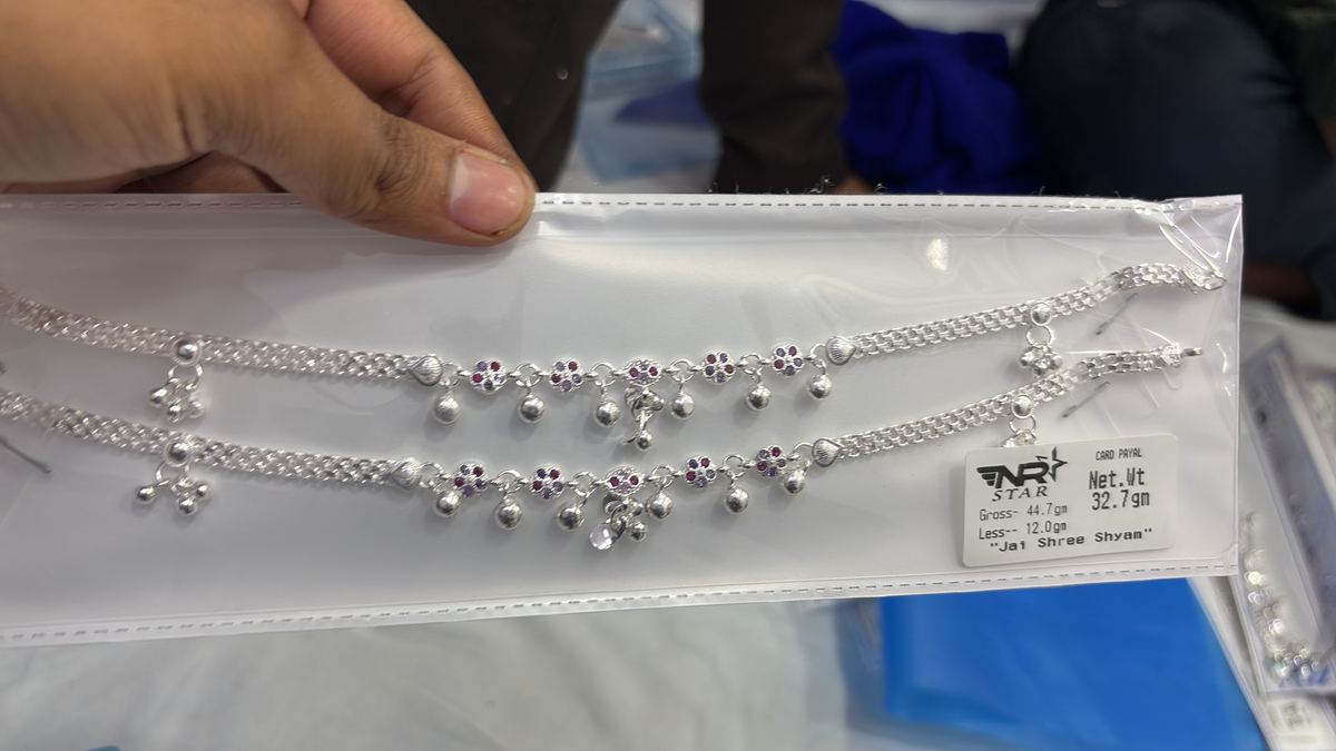 NR Star Silver Payal Agra