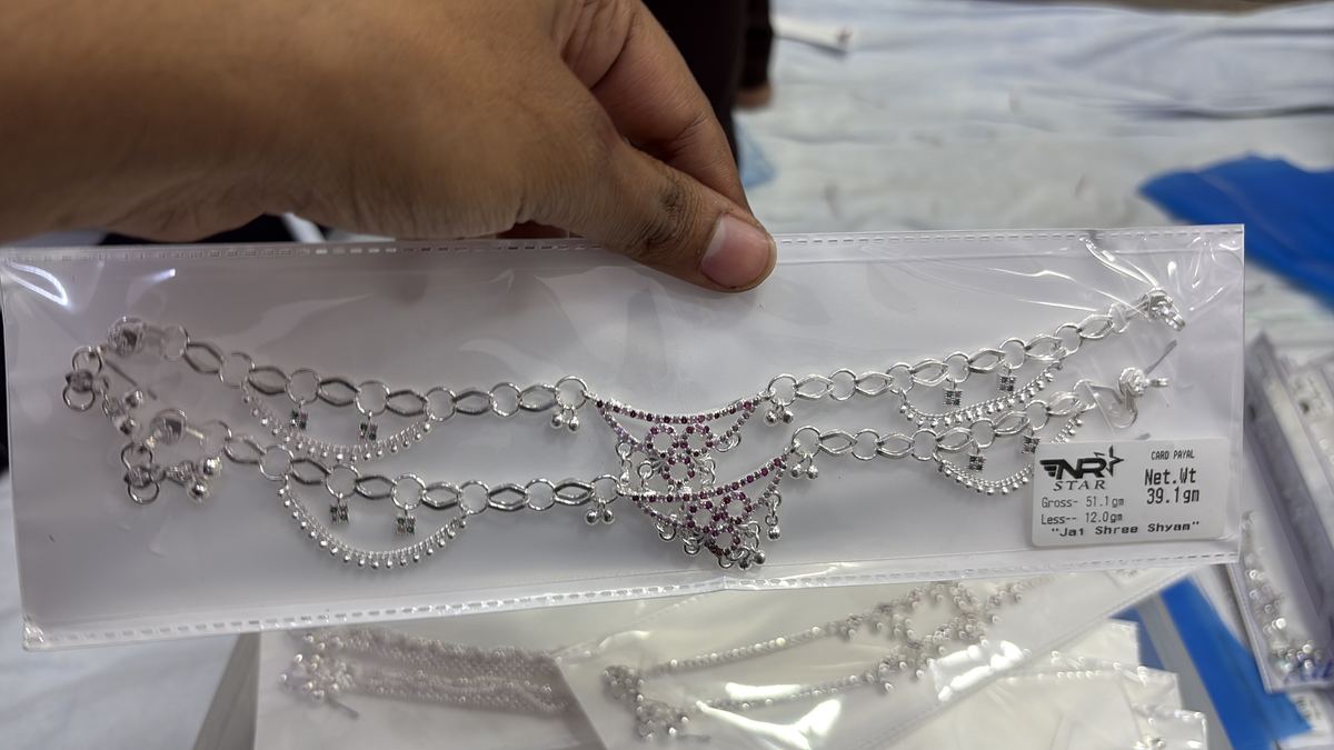 NR Star Silver Payal Agra