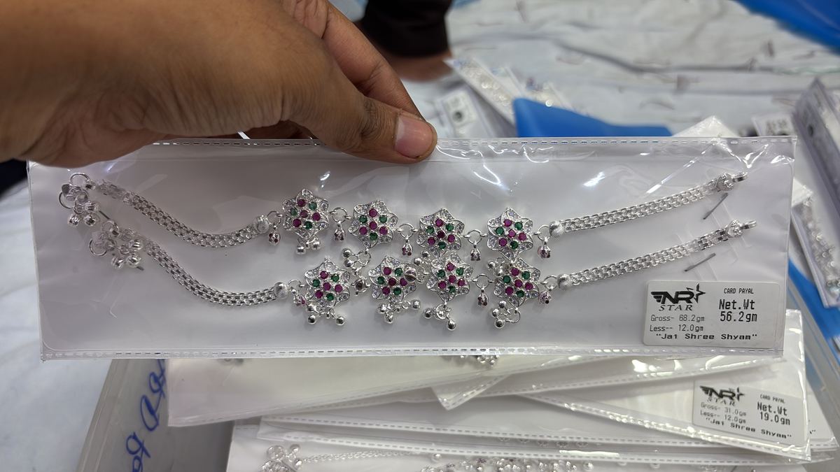 NR Star Silver Payal Agra