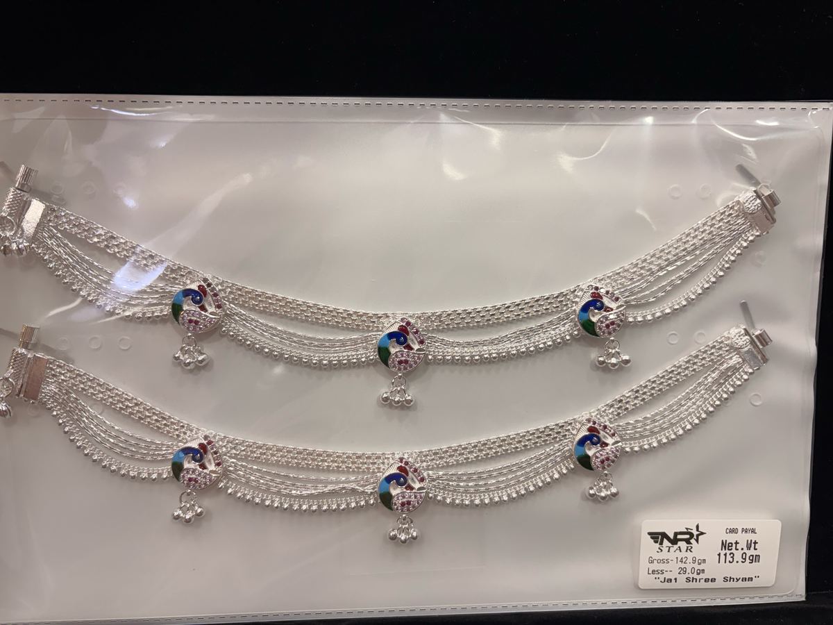 NR Star Silver Payal Agra