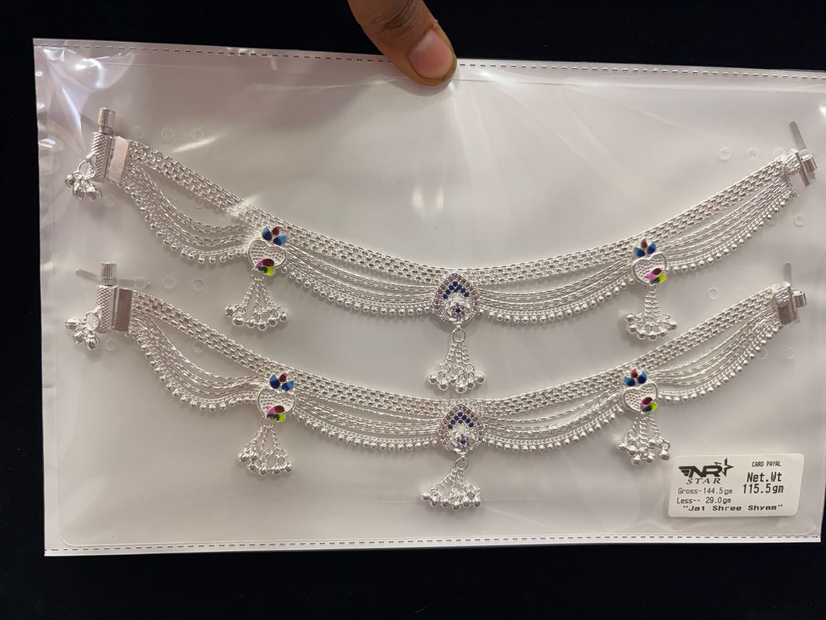 NR Star Silver Payal Agra