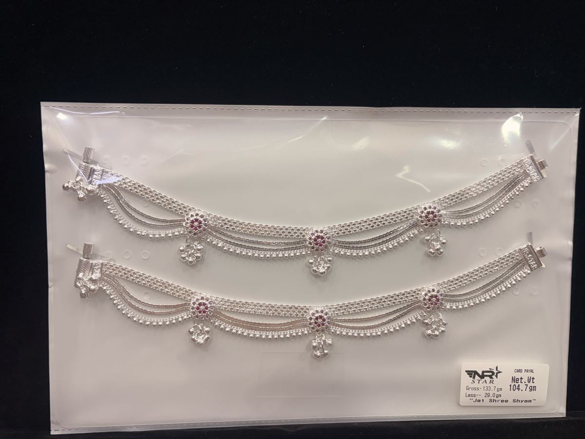 NR Star Silver Payal Agra