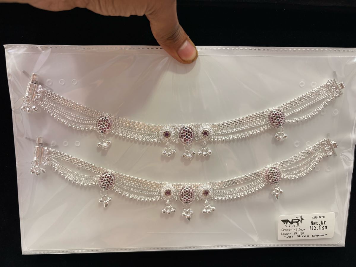 NR Star Silver Payal Agra